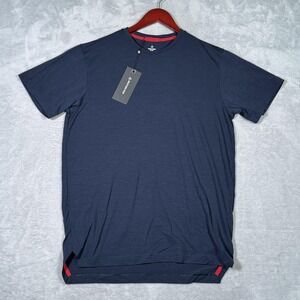 Merino Blend Navy Short Sleeve Tee